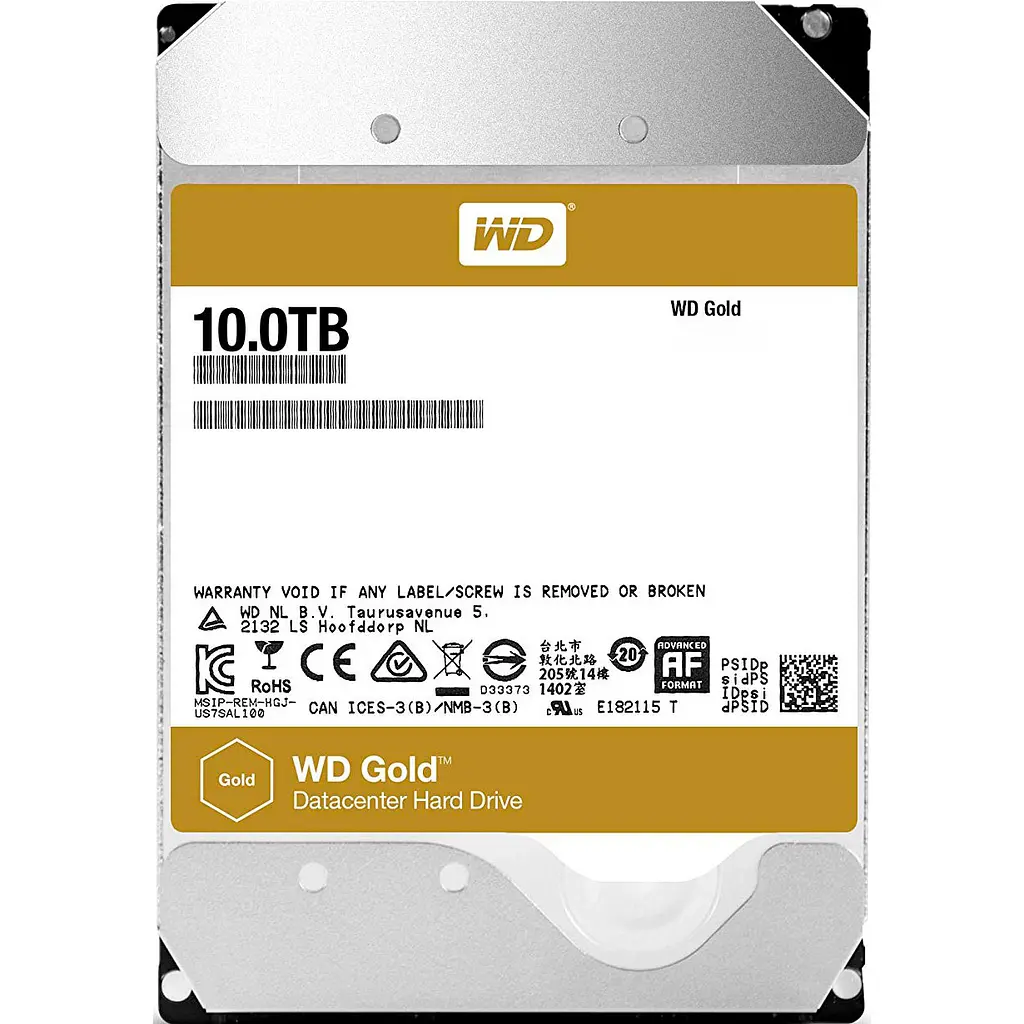 Жесткий диск Western Digital 3.5" WD Gold Enterprise Class 10TB SATA 256MB [WD102KRYZ] [103494] - фото 2