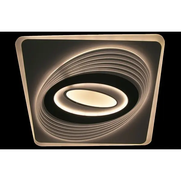 LED люстра стельова Linisoln 1206 WH-GR - фото 3