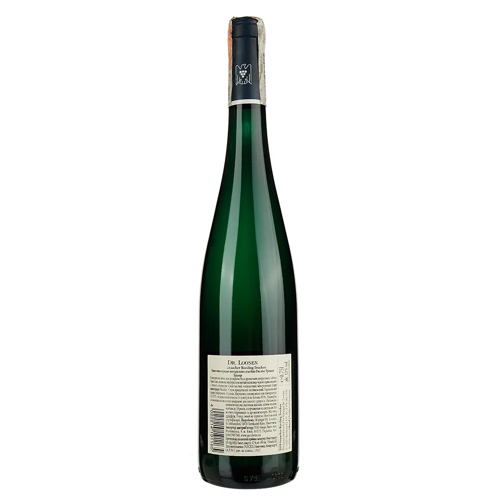 Вино Dr. Loosen Riesling Trocken Graacher, белое, сухое, 12%, 0,75 л (13527) - фото 2