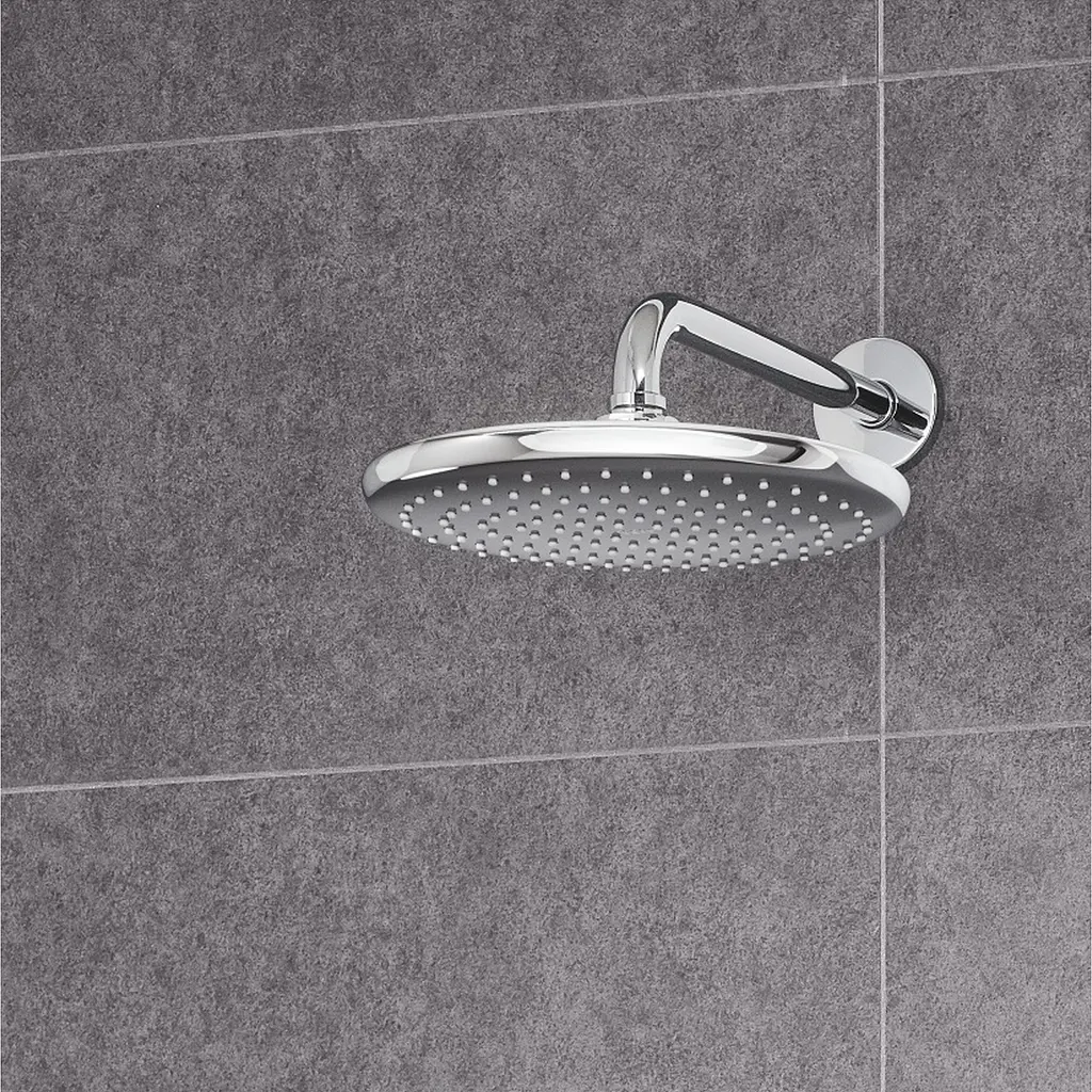Лійка для верхнього душу з тримачем Grohe Tempesta 250 26668000, Хром - фото 5
