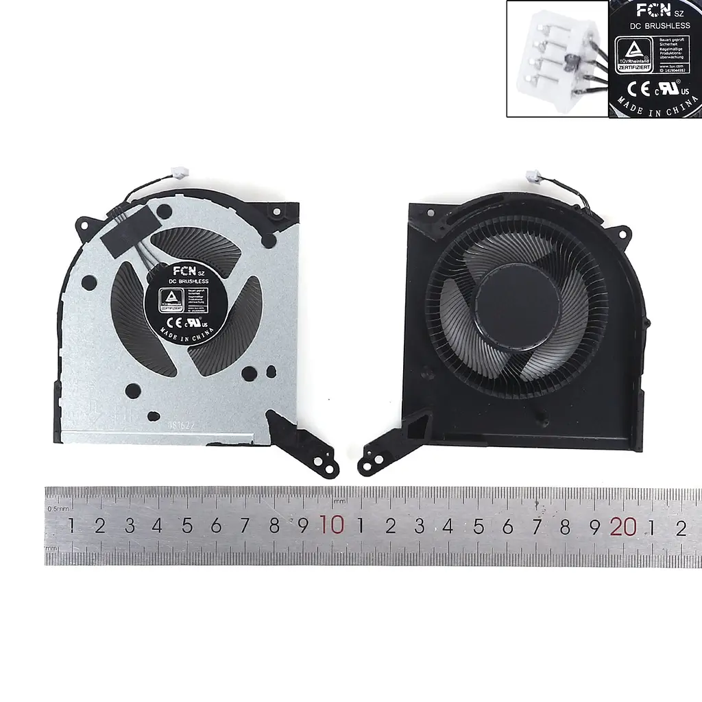 Вентилятор 12V CPU для Lenovo Legion 7 16IAX7 Type 82TD, (FPRV DFSCL12E06486J) - фото 3