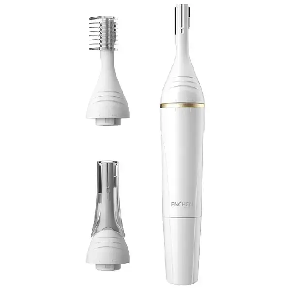 Трехмер для волос Enchen Mocha D Nose and Ear White - фото 2