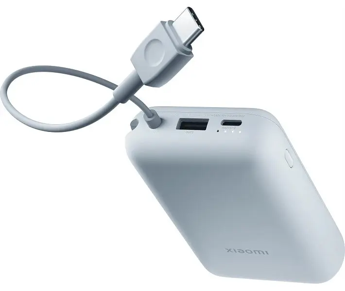 Зовнішній акумулятор Xiaomi Power Bank 10000mAh 22.5W із вст. кабелем USB-C cable BHR9073GL - фото 5