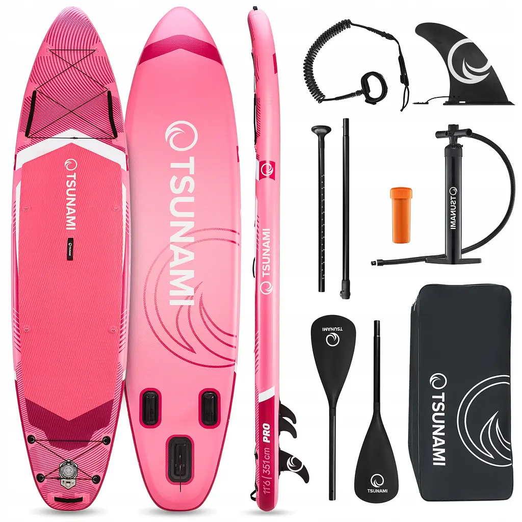 Надувна SUP дошка TSUNAMI PRO 350 см з веслом T10 (P-5905973405591)