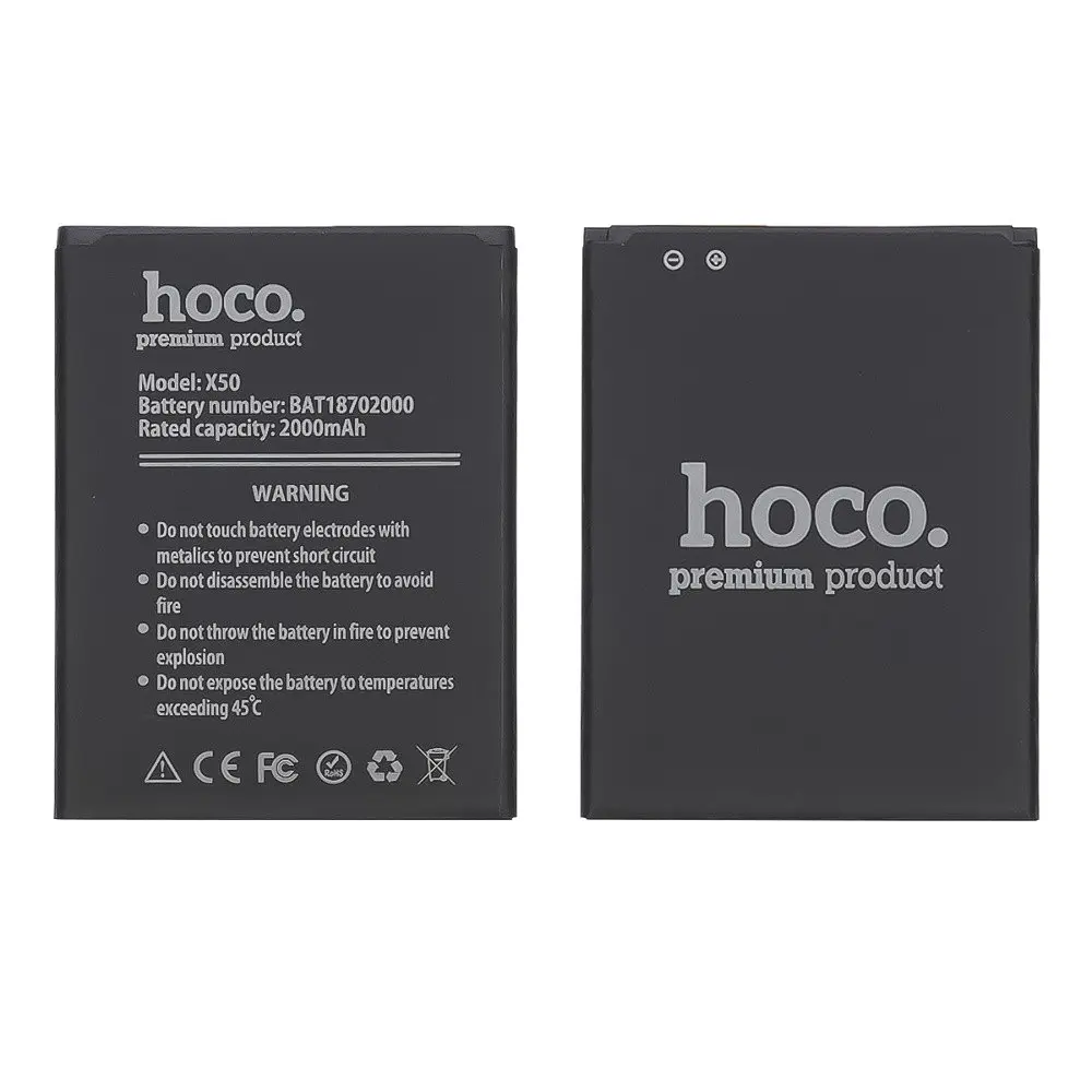 Аккумулятор Hoco BAT18702000 для Doogee X50 - фото 2