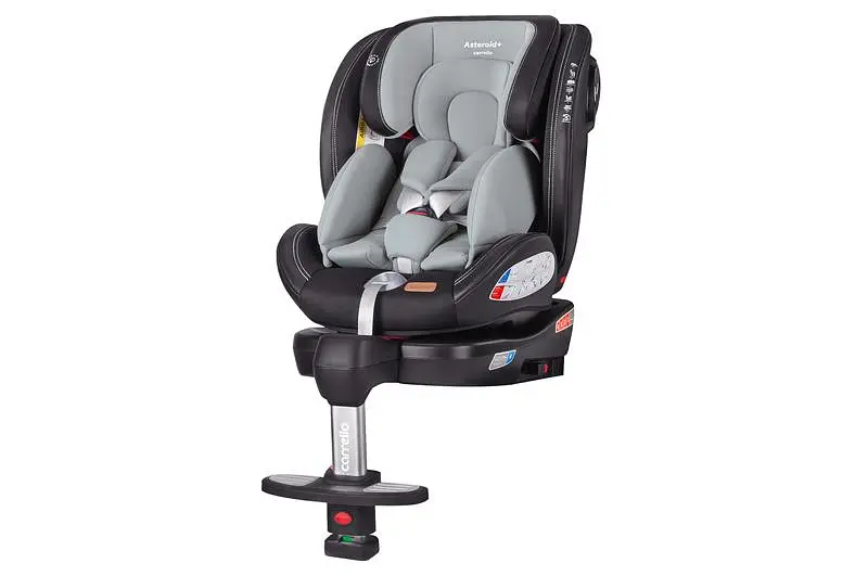 Дитяче автокрісло CRL-15801 "Asteroid+" Marble Grey 0+1/2/3 ISOFIX з поворотом та опорною стійкою CARRELLO
