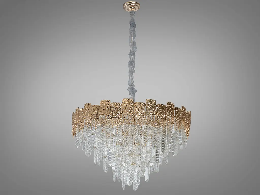 Эксклюзивная, элитная, современная хрустальная люстра на 18 ламп. - фото 2