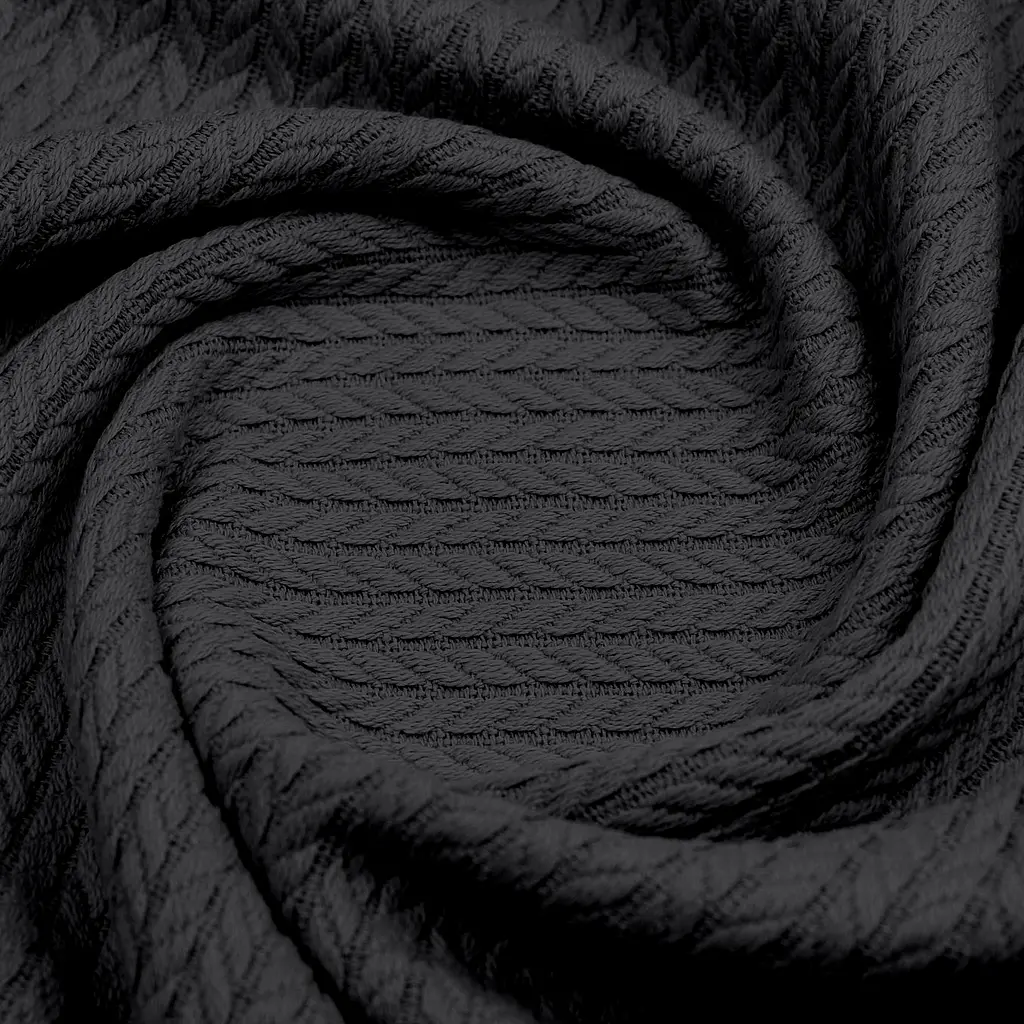 Плед покривало Cosas Panther Knitted Braid 240х260 см косичка (Blanket_Panther_KnittedBraid_240x260) - фото 3