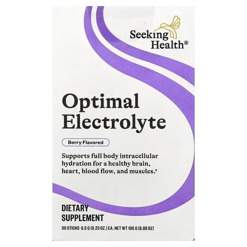 Електроліти Seeking Health Optimal Electrolyte смак ягід 30 стіків