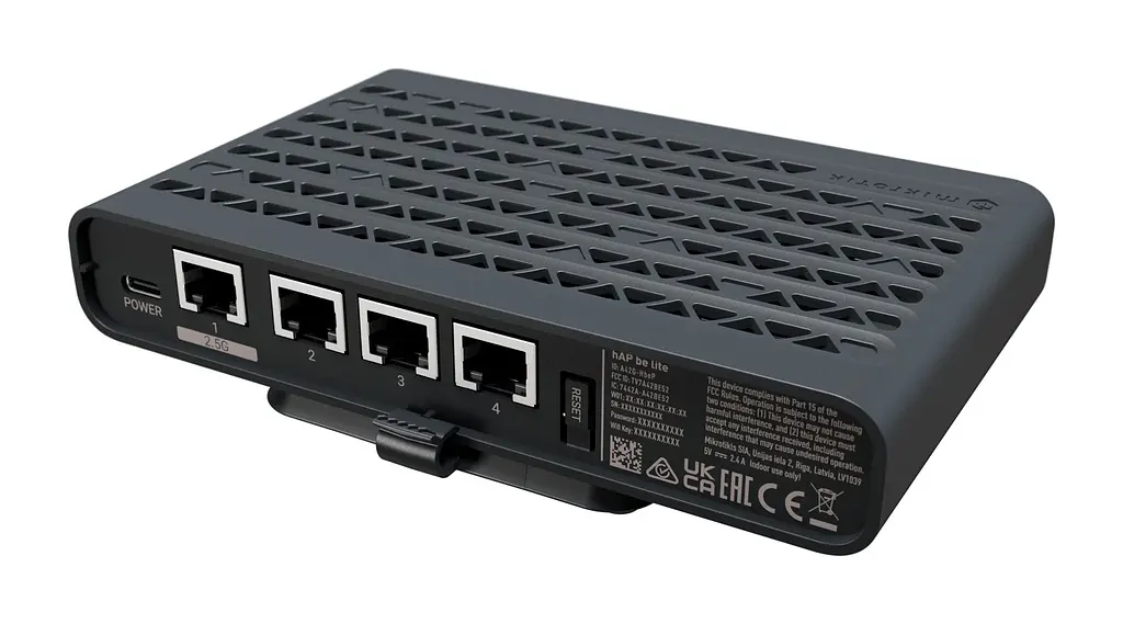 Бездротовий маршрутизатор MikroTik hAP be lite (A42G-HbeP) - фото 2
