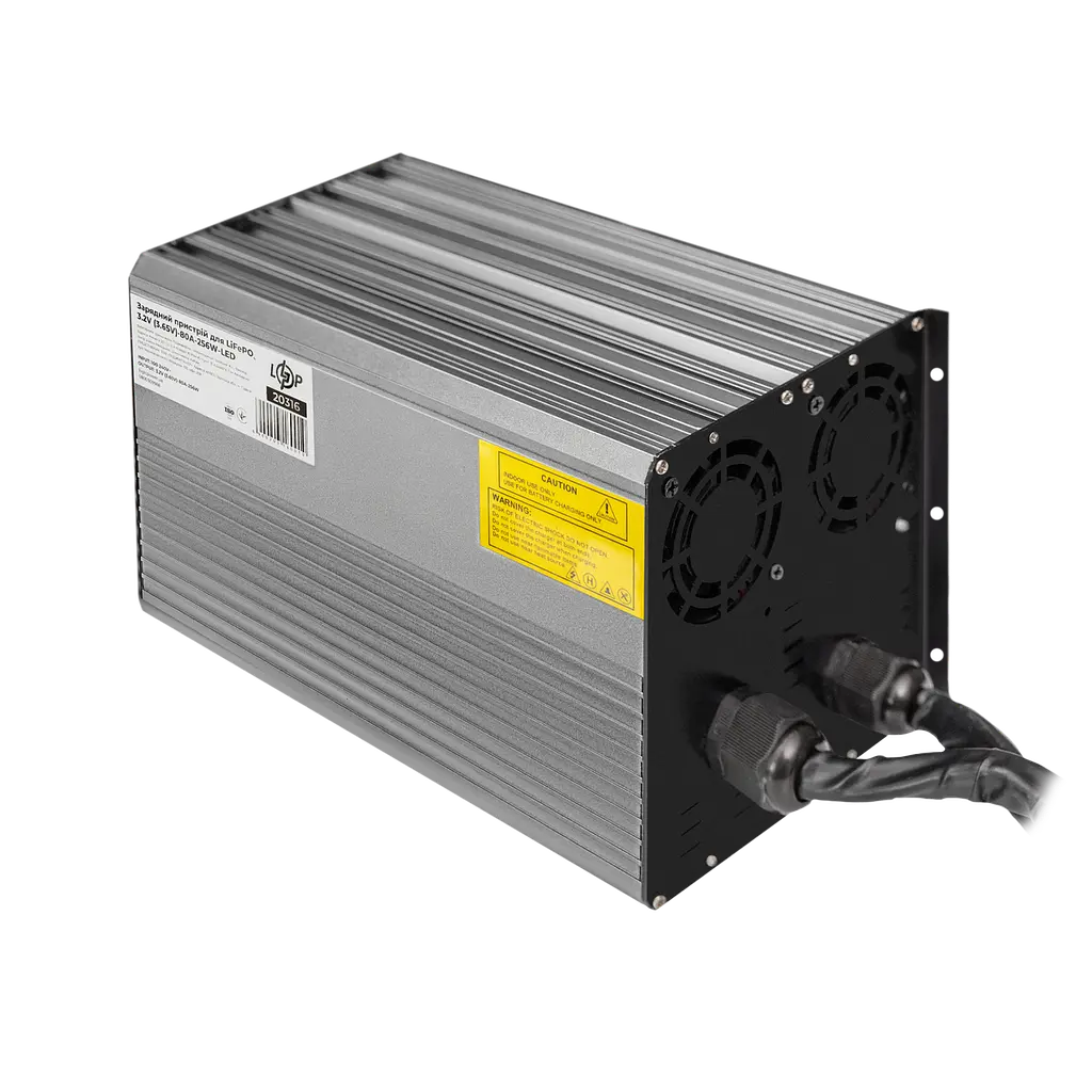 Зарядний пристрій для акумуляторів LiFePO4 3.2V (3.65V)-80A-256W-LED - фото 3
