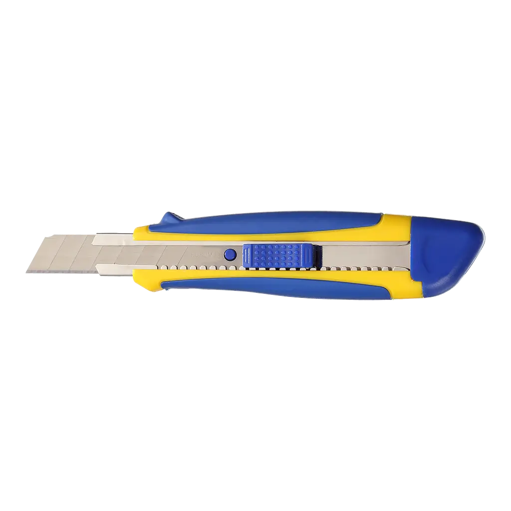 Канцелярский нож Buromax универсальный с резиновыми вставками на корпусе 18 мм - фото 2