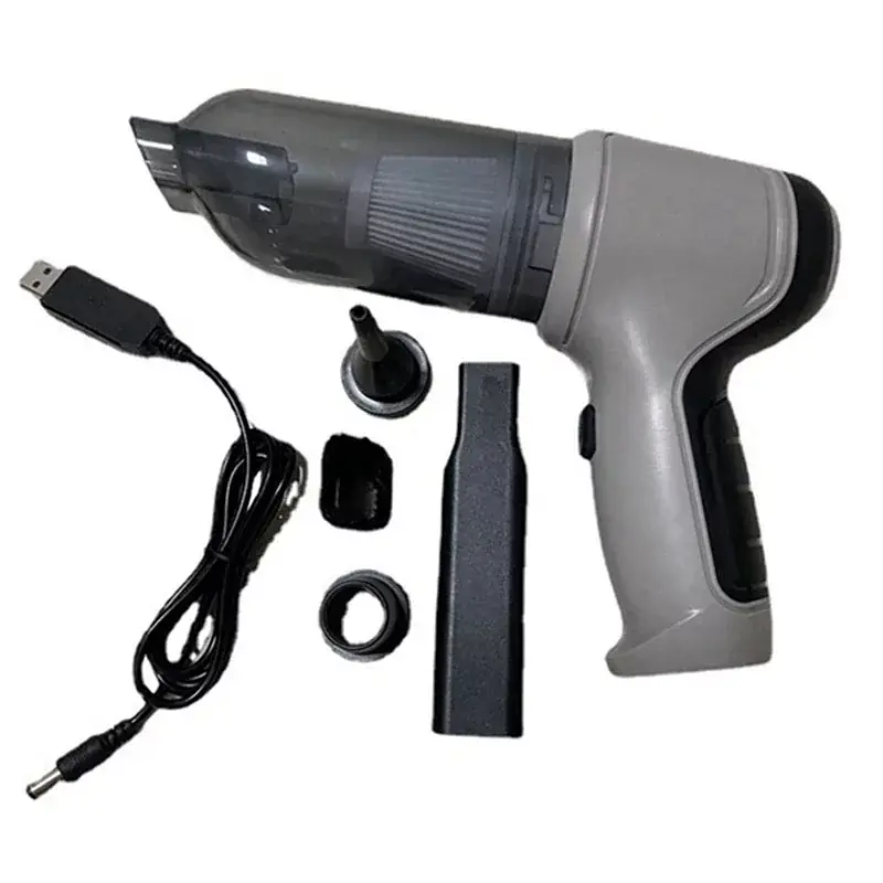 Автомобільний акумуляторний пилосос Vacuum Cleaner HL-107 з насадками - фото 5