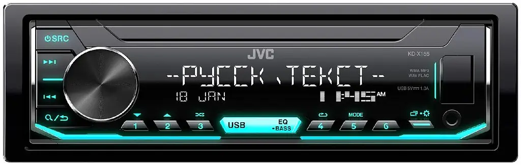 Автомагнитола JVC KD-X155 [83418] - фото 4