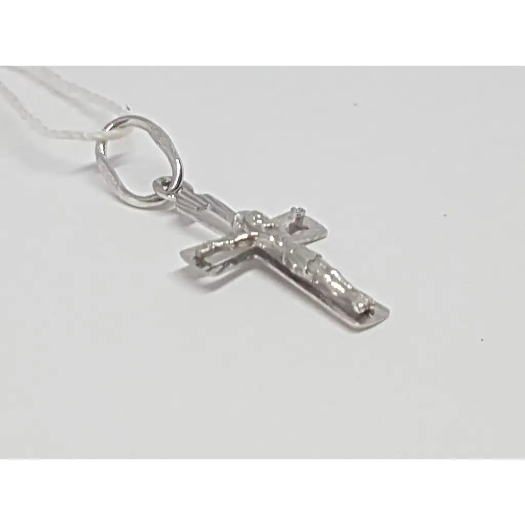 Золотий хрестик Столична Ювелірна Фабрика. Розп'яття Христа. 518703б - фото 2