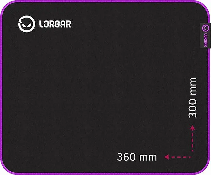 Игровая поверхность Lorgar Main 313 Black-Purple (LRG-GMP313) - фото 2