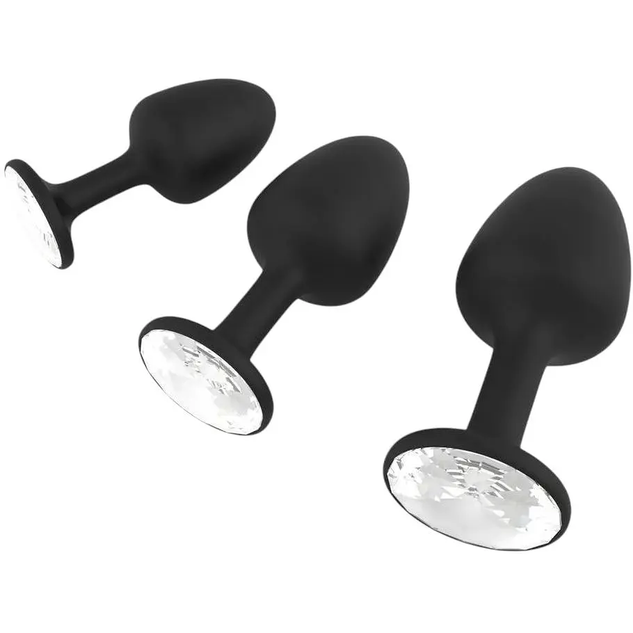Анальна пробка Dorcel Geisha Plug Diamond XL з кулькою всередині створює вібрації макс діаметр 4.5 см - фото 4