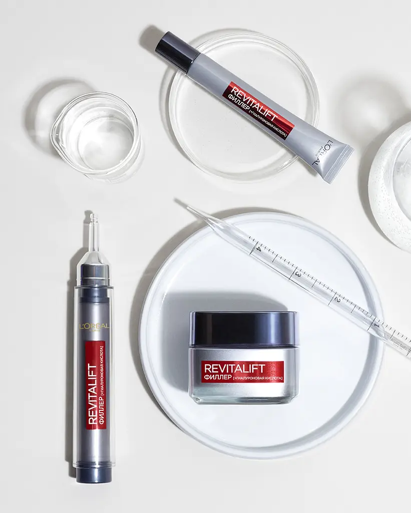 Антивозрастная гиалуроновая сыворотка для лица L'Oreal Paris Revitalift Filler Восстановитель объема, 16.5 мл (A8355000) - фото 6