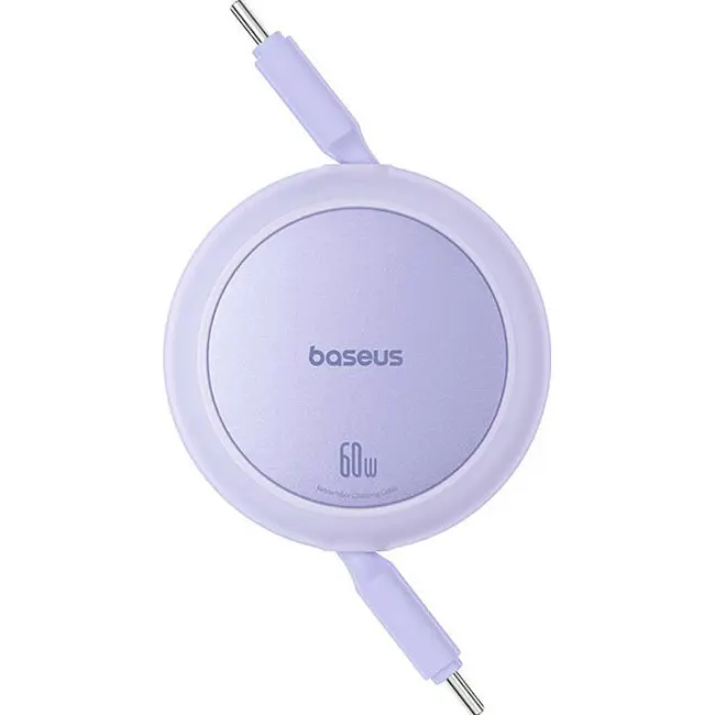 Кабель Baseus Free2Pull Mini Charging Cable Type-C to Type-C 60W 1m P10364500511-01 Purple - фото 2