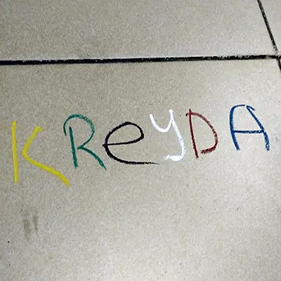 Маркер для розмітки - Універсальна крейда воскова, синій, 12шт. - фото 4