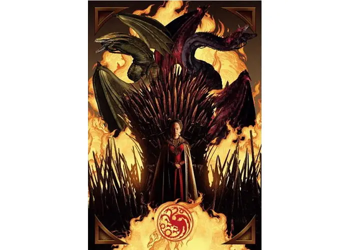 Пазл Clementoni Дім страховиська - Дім Дракона, Гра Престолів (House of the Dragon Game of Thrones Puzzle - 1000 pcs.), 1000 ел. (39904) - фото 2