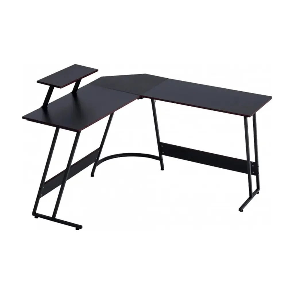 Комп'ютерний стіл GT Racer T-1741 Black (T-1741 (130x130x45x73) Black) - фото 3