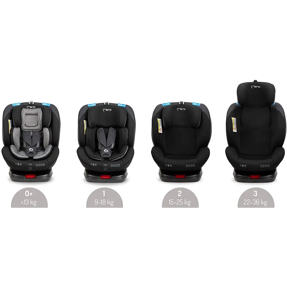 Автокресло MoMi Tordi Isofix 0-36 кг Black - фото 10