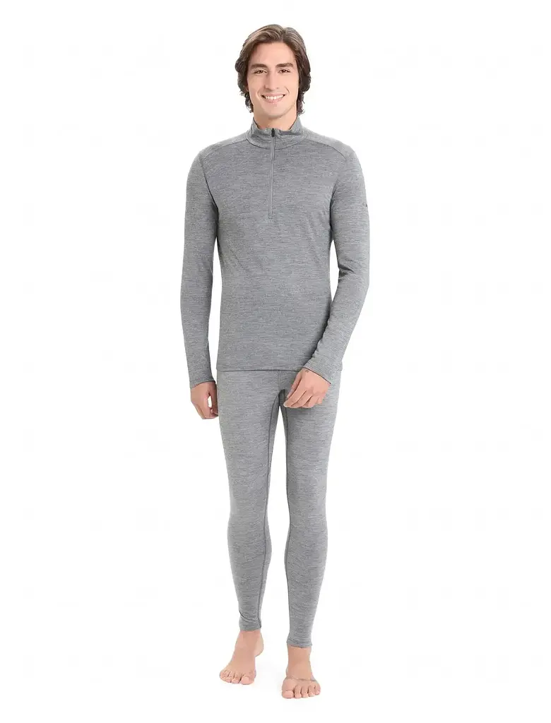 Термокофта Icebreaker 200 Oasis LS Half Zip Men Gritstone S (1052-104 367 013 S) - фото 4