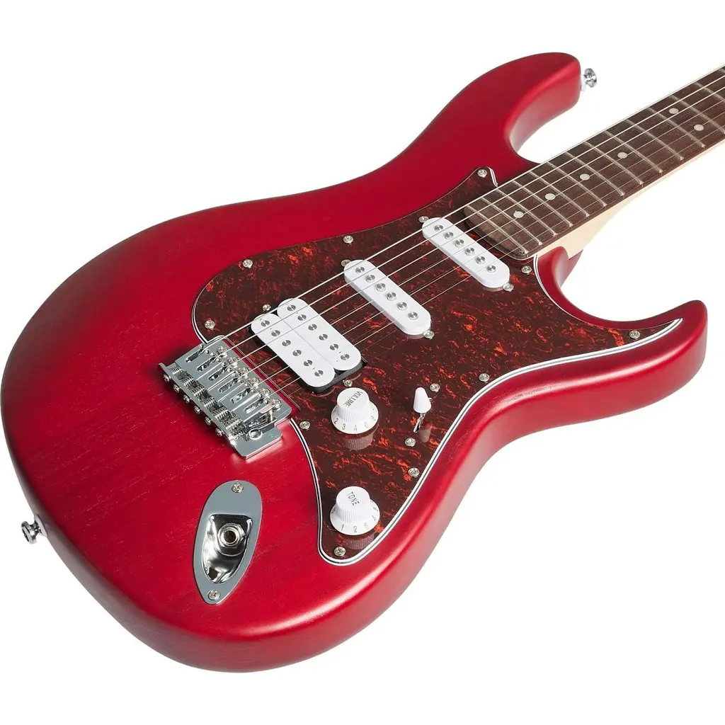 Електрогітара Cort G110 Open Pore Black Cherry [130697] - фото 4