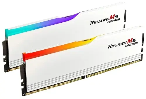 Пам'ять 16Gb x 2 (32Gb Kit) DDR5, 6000 MHz, Ripjaws M5 Neo RGB, White G.Skill teh0023999 - фото 3