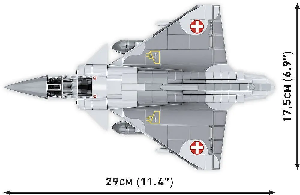 Конструктор COBI самолет Mirage IIIS Swiss Air Force 5827 - фото 3