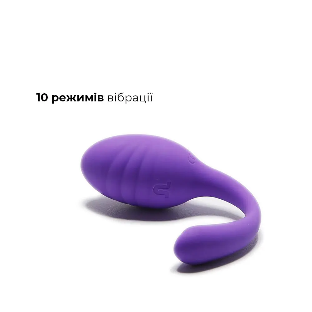 Віброяйце зі стимулятором клітора Adrien Lastic Smart Dream II з пультом LRS, можна під одяг - фото 3