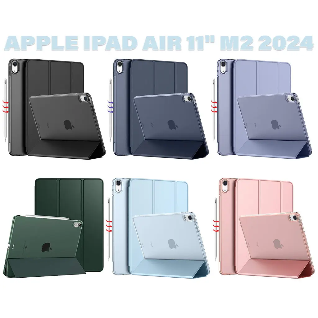 Чохол до планшета BeCover Tri Fold Hard Apple iPad Air 11" M2/M3 (2024/2025) Pink (711416) - фото 7