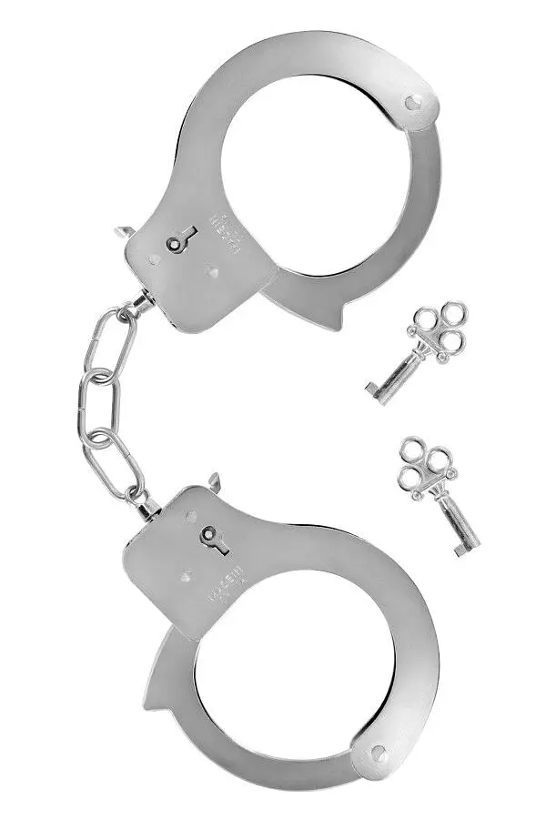 Металеві наручники Fetish Tentation Adjustable metal wrist cuffs