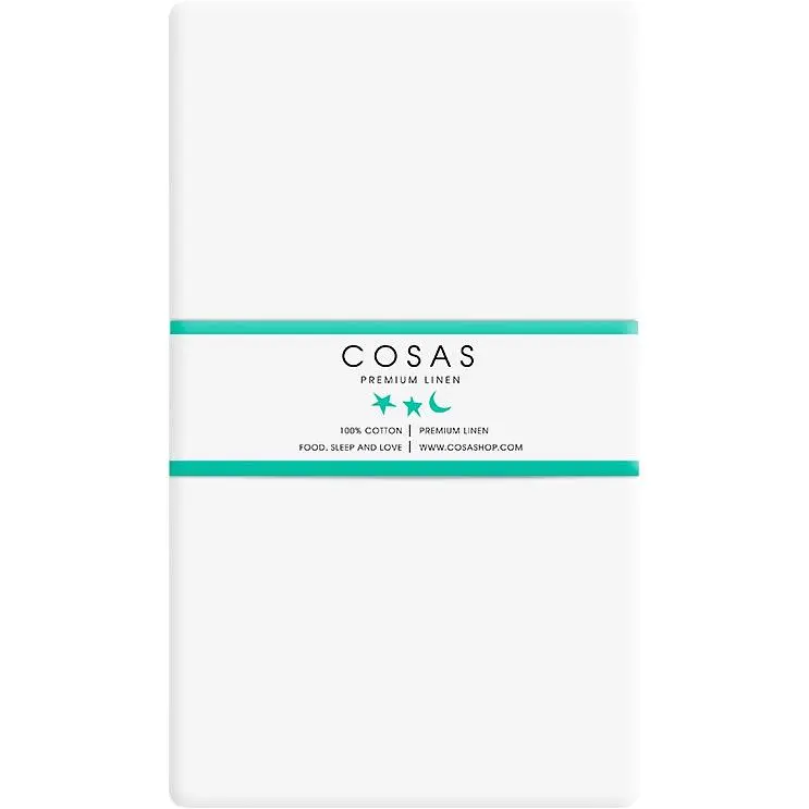Набір простирадл на резинці Cosas Mint Dots 60х120х12 см (SetSheet_DropMint_White_120x60) - фото 4