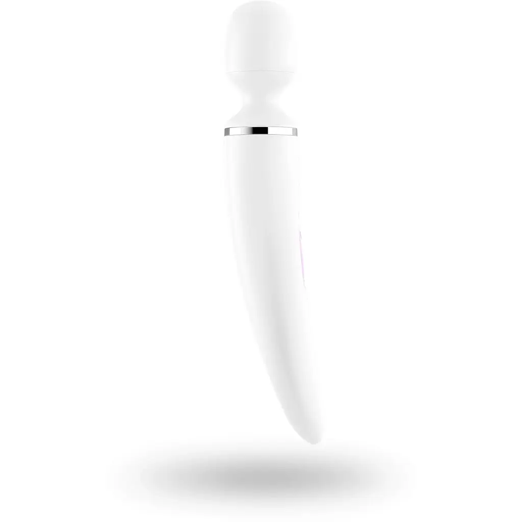 Вібромасажер Satisfyer Wand-er Woman (White/Chrome) - фото 3