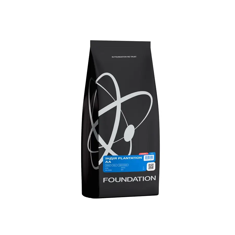 Кава в зернах Foundation Coffee Roasters Індія Plantation AA 1 кг