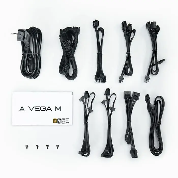 Блок питания Chieftec 1000W Vega M ATX 3.1 80+ Gold (PPG-1000-C) - фото 7