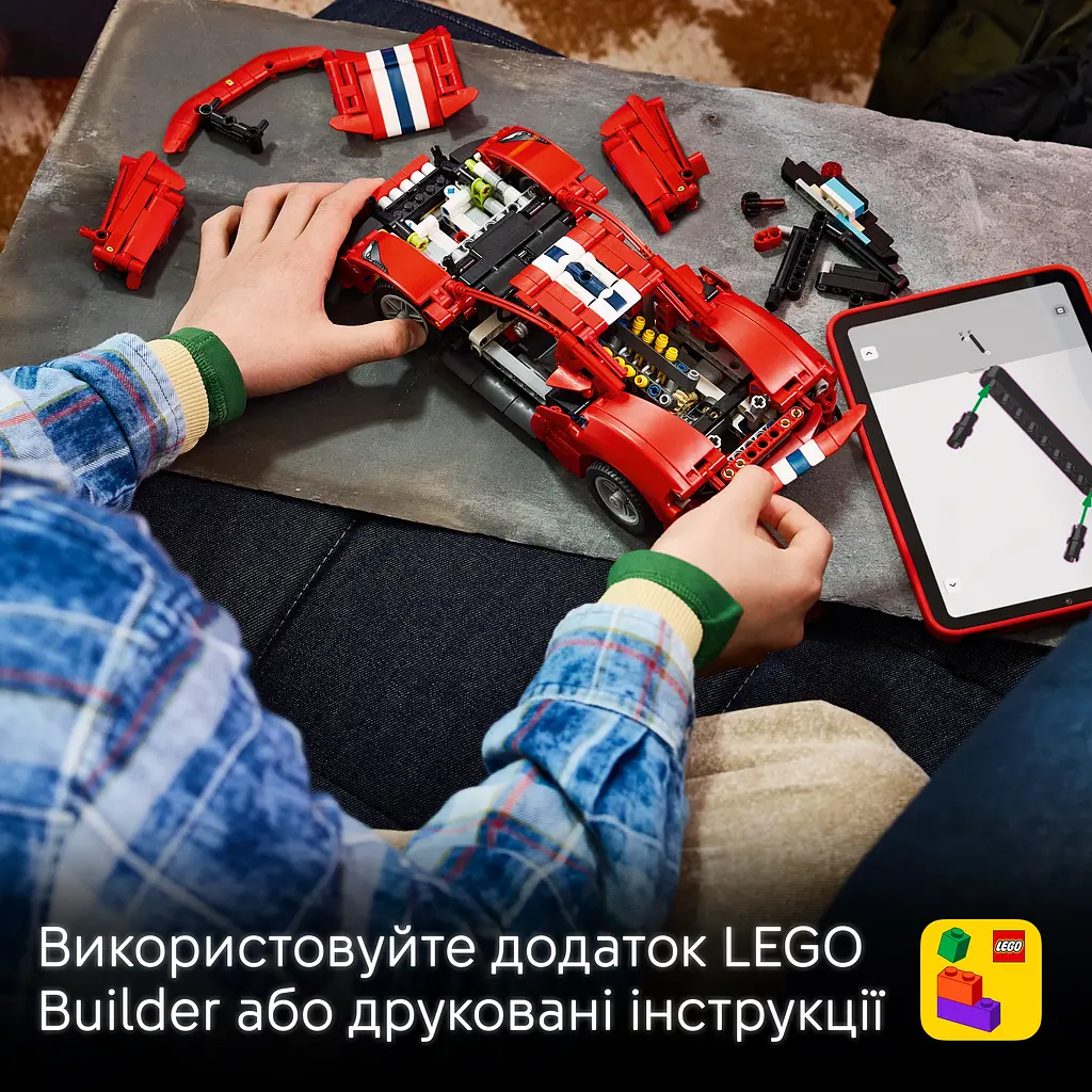 Конструктор LEGO Technic Автомобіль Ferrari 488 Pista 882 ел.(42235) - фото 20