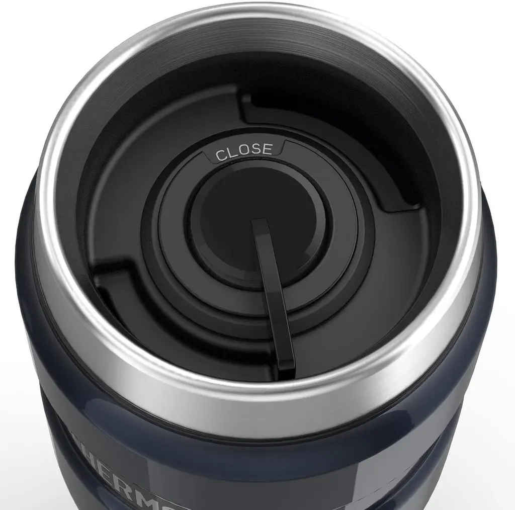 Термокружка без ручки Thermos 0.47 л Stainless King Travel Dark Blue (160020) - фото 4