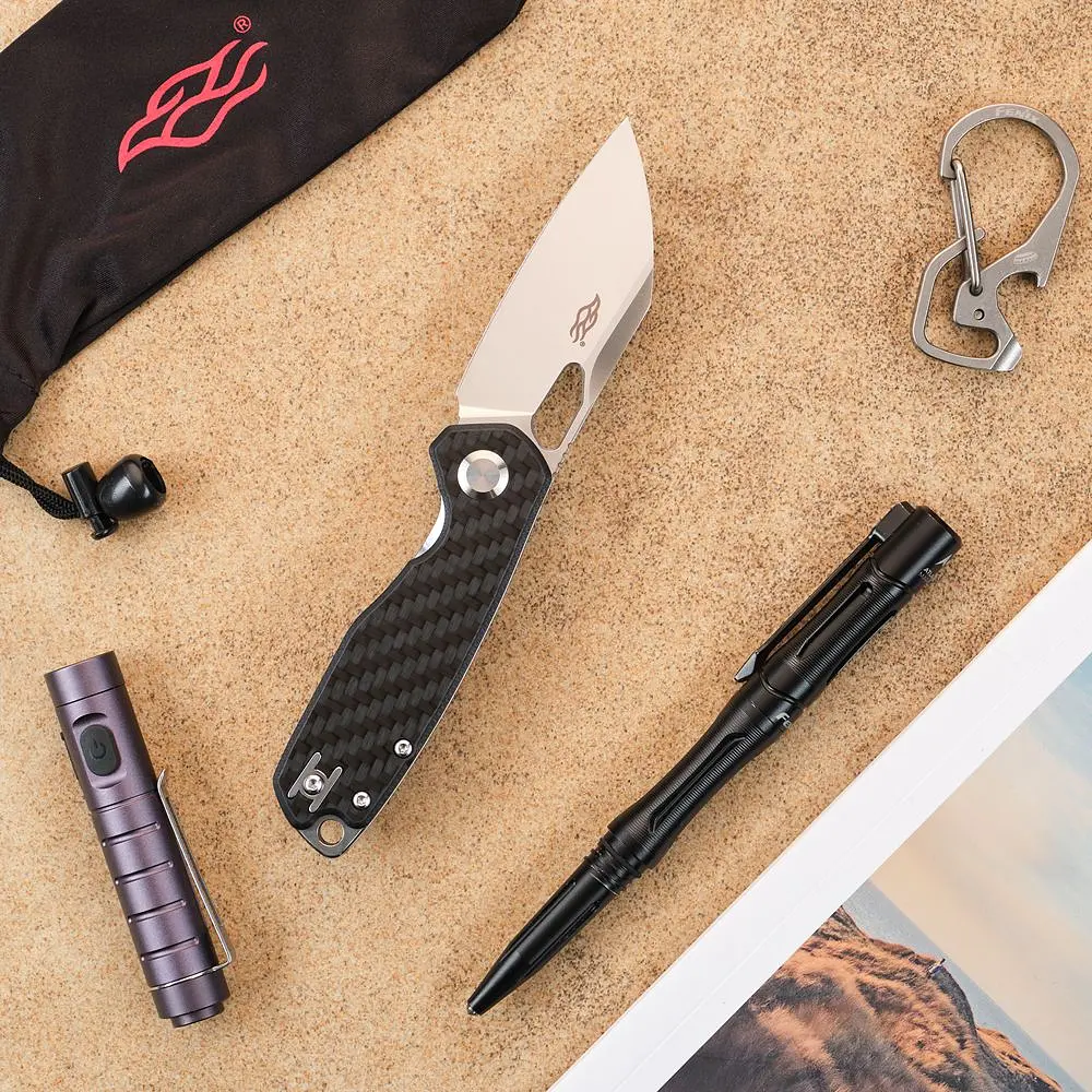 Нiж складаний Firebird FH924-CF чорне тиснення - фото 12