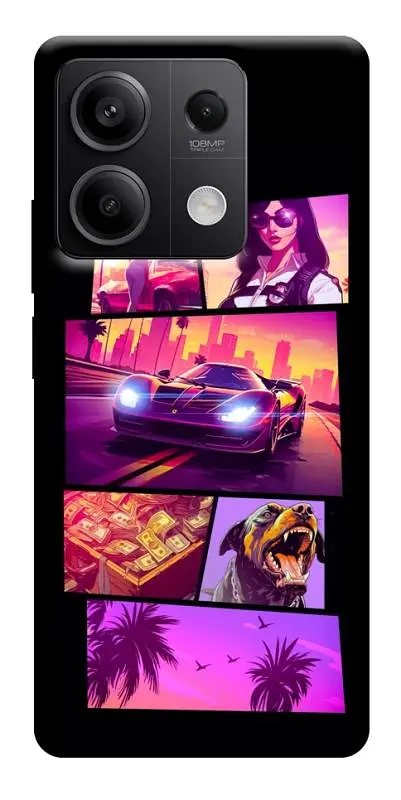 TPU чохол Demsky GTA vibes для Xiaomi Redmi Note 13 5G