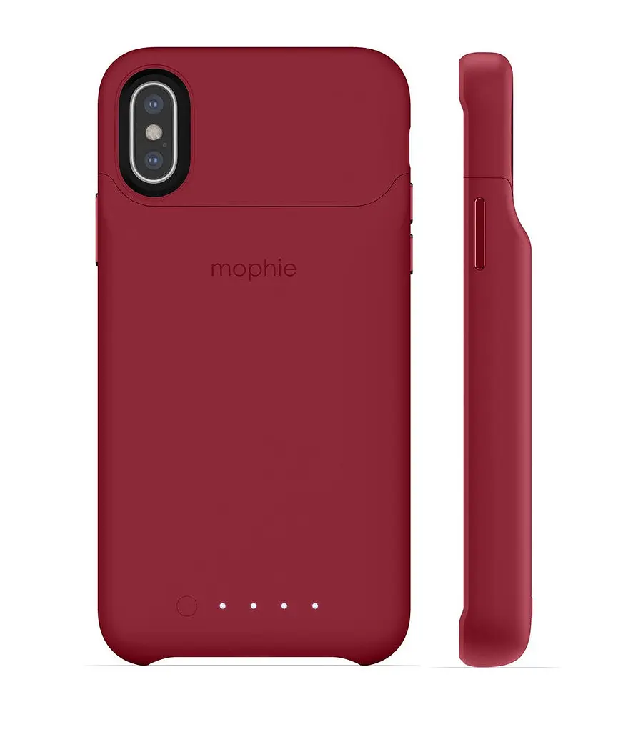 Чохол-акумулятор із бездротовою зарядкою Mophie Juice Pack Access Power Bank 2200 mAh для iPhone XS Max (6.5") Red - фото 6