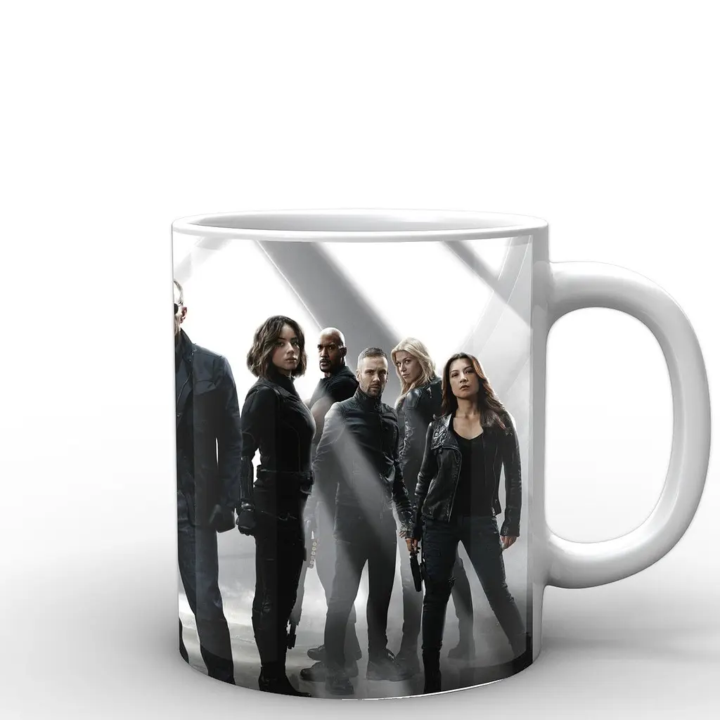 Кухоль GeekLand білі Агенти Щ.И.Т Agents of S.H.I.E.L.D. wide AS.02.017 330 мл білий - фото 3