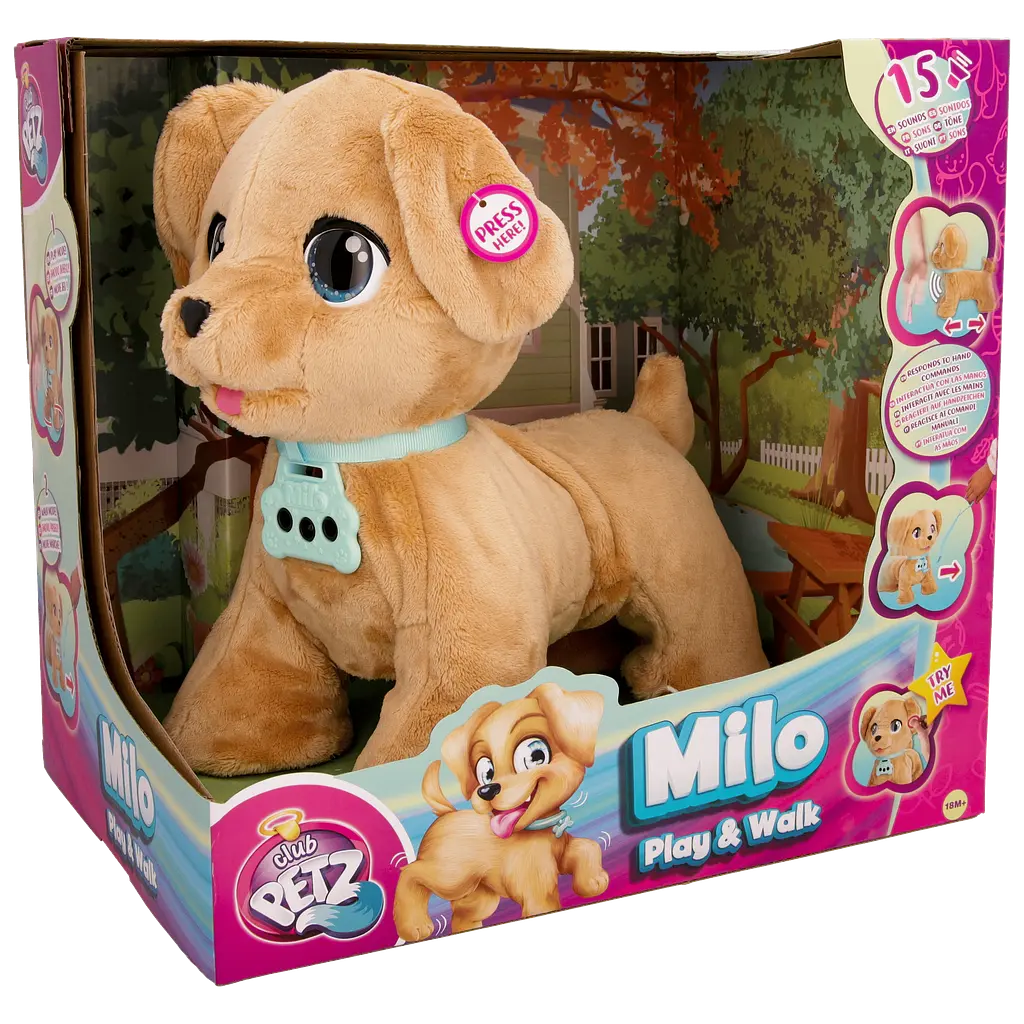 CLUB PETZ Інтерактивна іграшка "Щеня Міло" IMC Art.81314 - фото 2