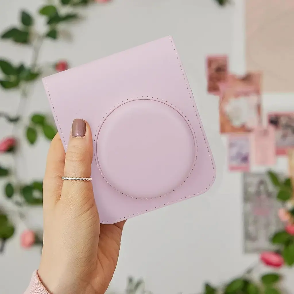 Набір аксесуарів для камери Fujifilm Instax Mini 12 - Чохол та Фотоальбом на 108 фото Рожевий - фото 8