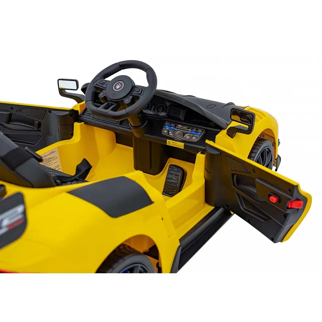Детский электромобиль Ramiz Maserati MC20 GT2 12 В, Yellow (PA.QLS-8601.ZOL) - фото 7