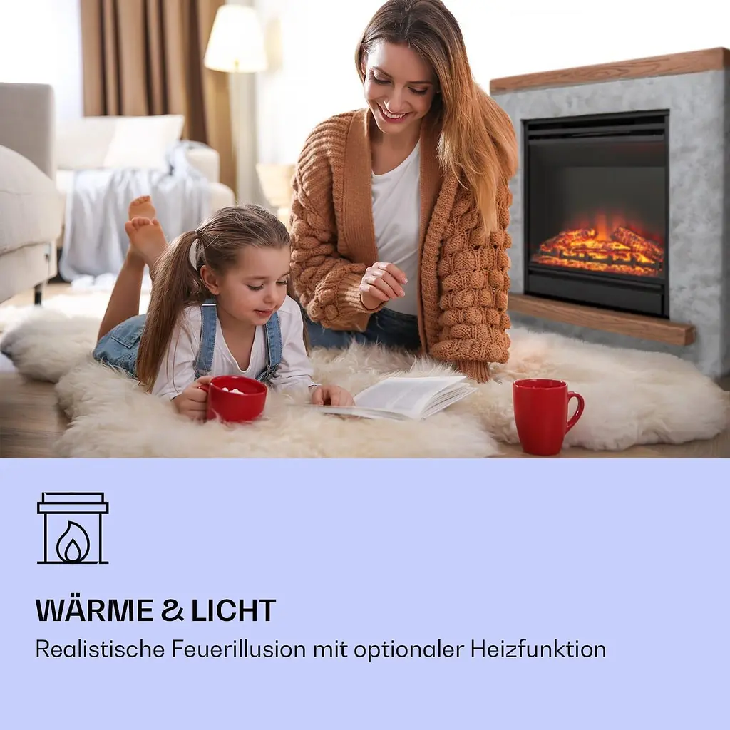 Камин электрический Klarstein Fort Rock (10038396) - фото 6