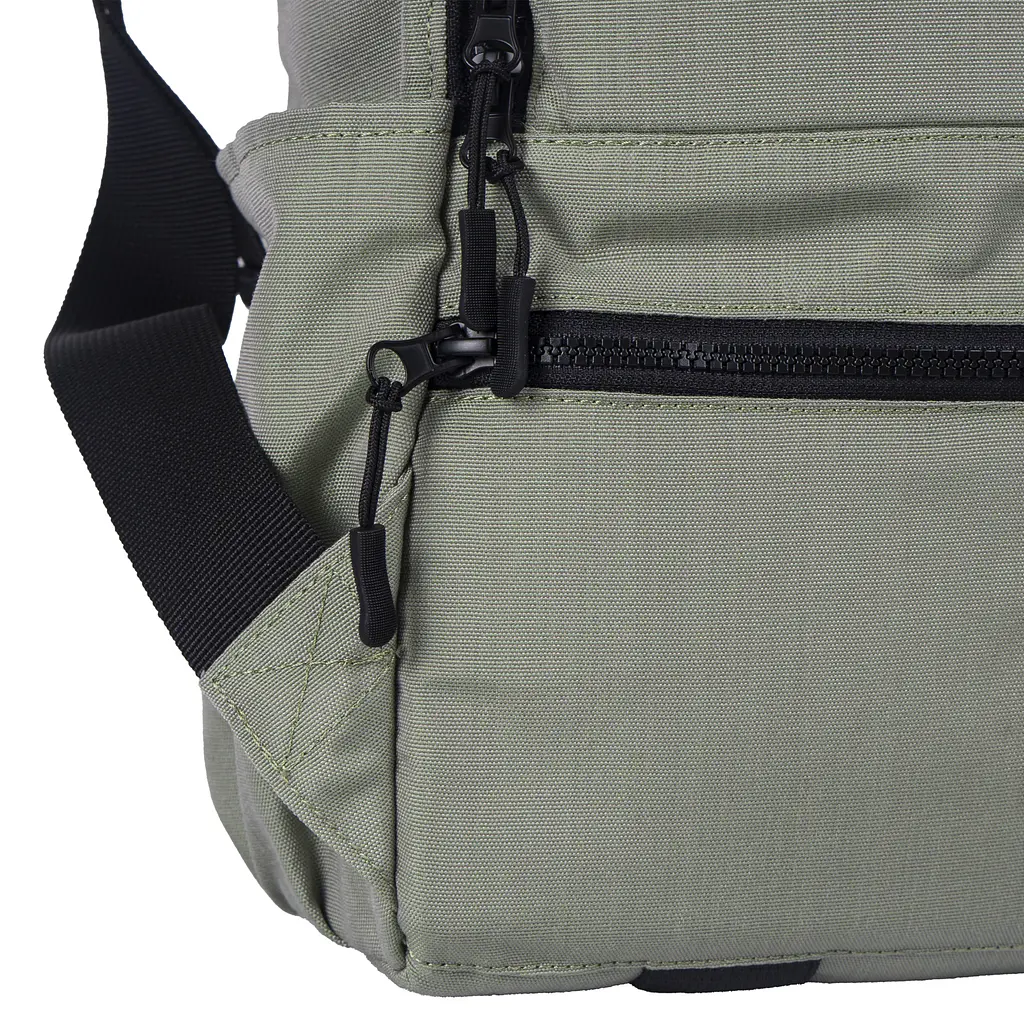 Рюкзак-антикрадій OOLOO Кенгуру mini 40x30x12 см,  оливковий 631/414 - фото 5
