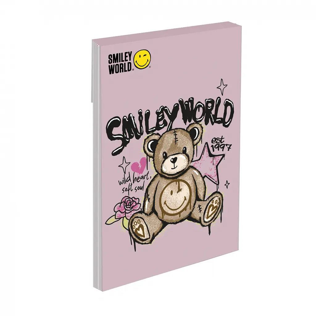 Блокнот Yes Smiley World А7 48 аркушів клітинка 1 шт. в асортименті (152572) - фото 7